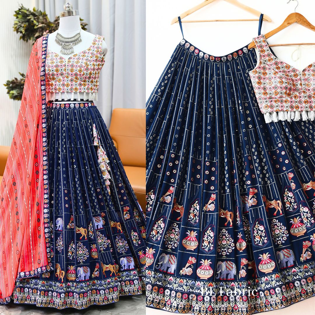 Indian lehengas for women ready to wear|party wedding wear lehenga choli