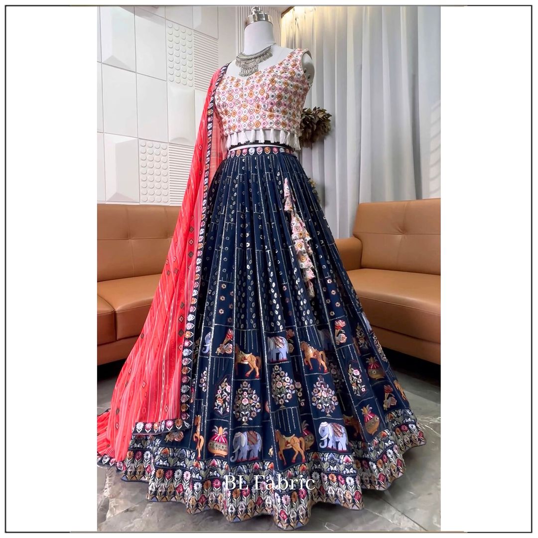 Indian lehengas for women ready to wear|party wedding wear lehenga choli